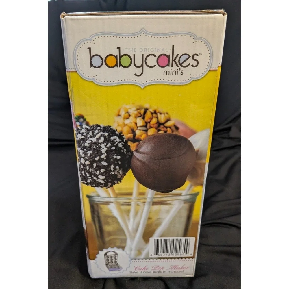 🍭Babycakes Mini's CPM-20 Mini Cake Pop Maker~ Purple Dessert Sweets Treats‎ NEW